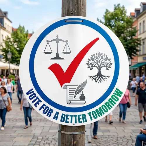 Election Poster: Vote for a Better Tomorrow