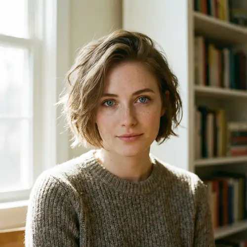 Caucasian American Girl | 23 Years Old with Light Brown Hair & Blue Eyes