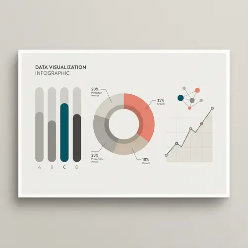 Modern Data Visualization Artwork