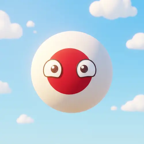 Unique Country Flag Inspired Spherical Character Design