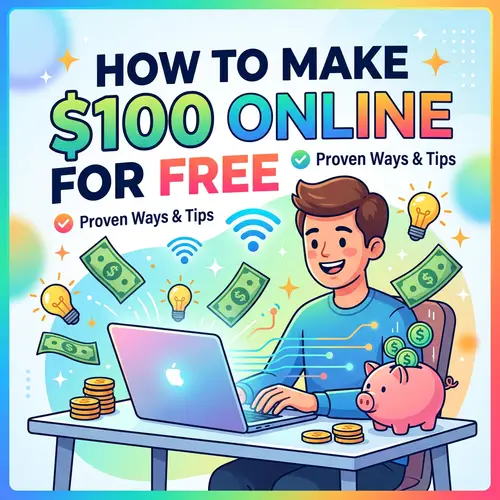 How to Make $100 Online for Free: Easy Guide