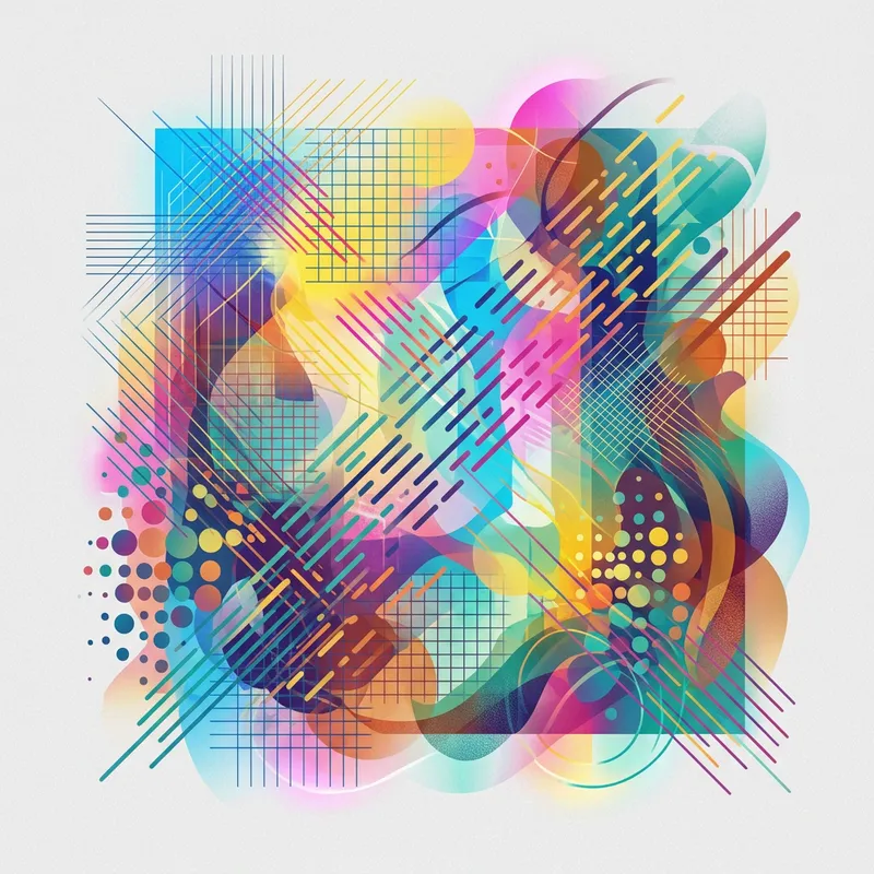Colorful Abstract Patterns - Vivid Minimalism