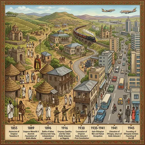 Evolution of Ethiopia: From 19th to 20th Century Modernization