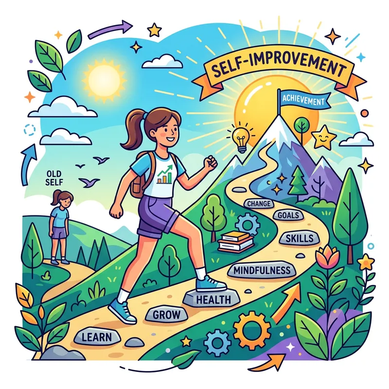 Self Improvement Clipart & Vectors