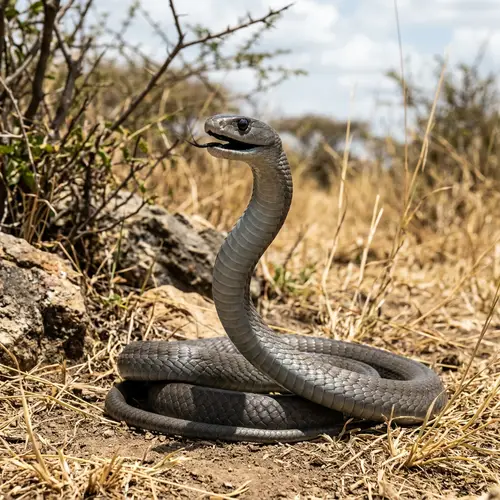 Black Mamba: Venomous Snake of Africa