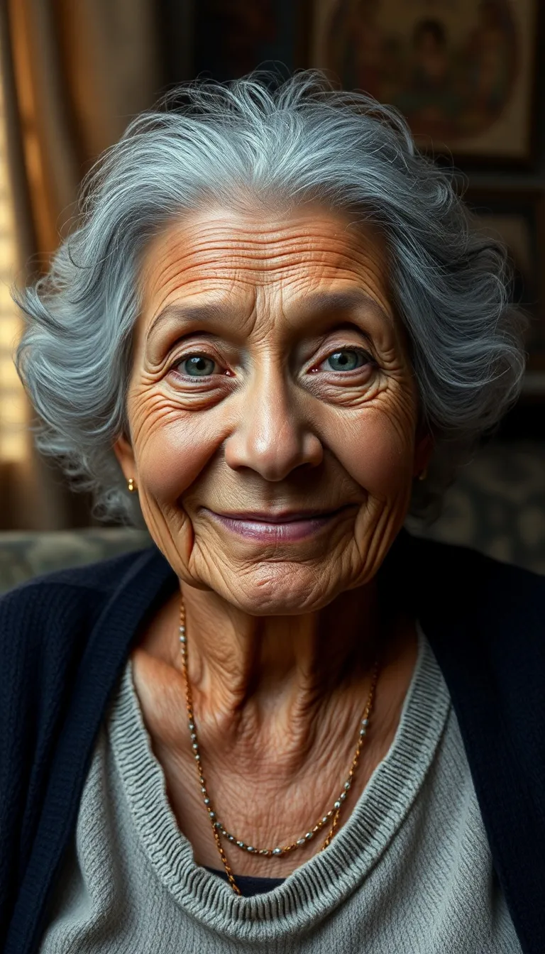 Ultra-Realistic Portrait of an Old Lady Ultra-Realistic Portrait of an Old Lady