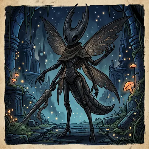 Hollow Knight Inspired Character Design