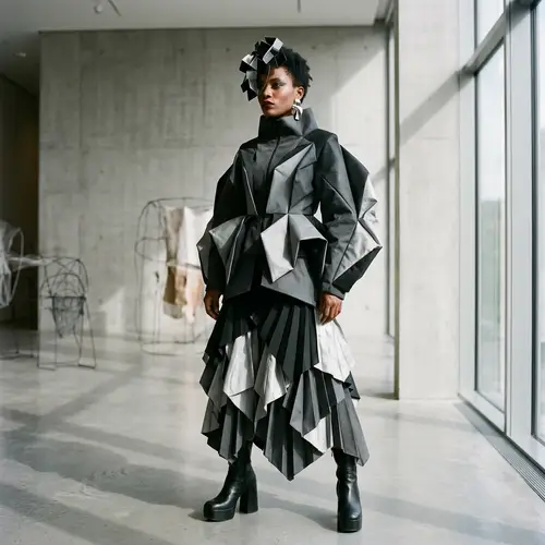 Dramatic Warrior Fashion: Sculptural Outfits Revealed