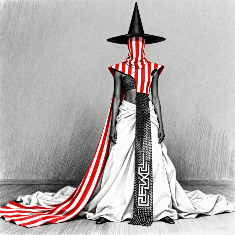 Dramatic Warrior Fashion: Sculptural Outfits Revealed