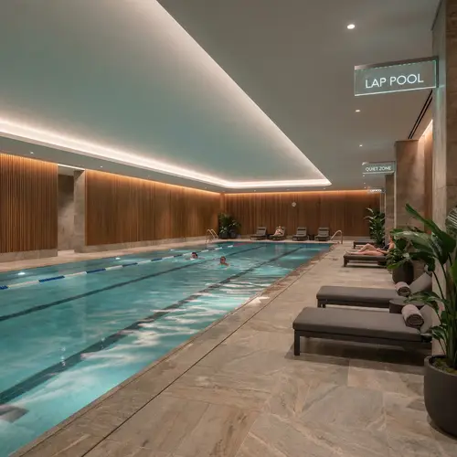 Luxury Indoor Pool Area for Sports Center Investors