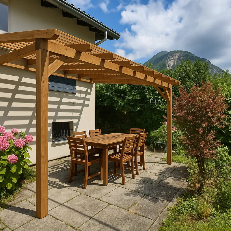 Add a Shaded Terrace to Your Home's Facade