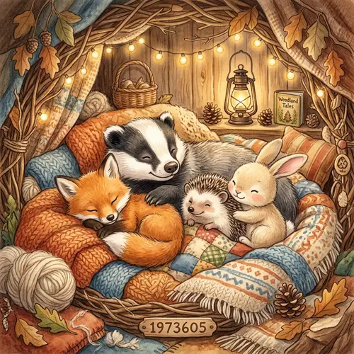 Cozy Cute Friends: Adorable Animal Companions