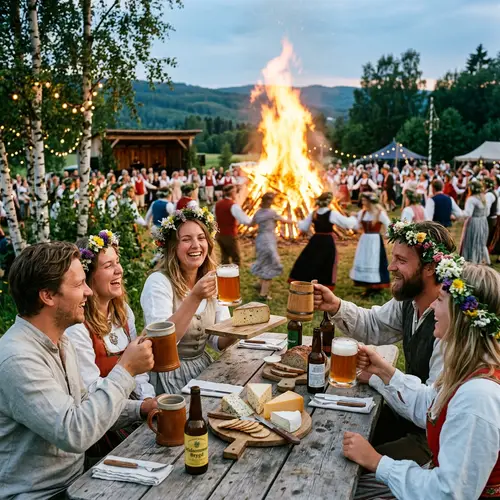 Midsummer Festival: Beer, Cheese & Bonfire Fun