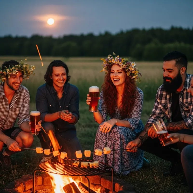 Midsummer Festival: Beer, Cheese & Bonfire Fun