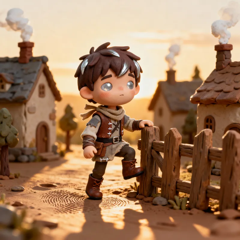 Alex's Clay Adventure: A Stop-Motion Fantasy Scene