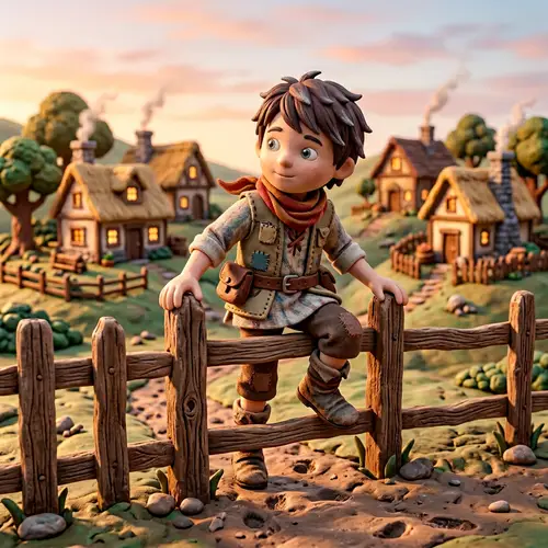 Alex's Clay Adventure: A Stop-Motion Fantasy Scene