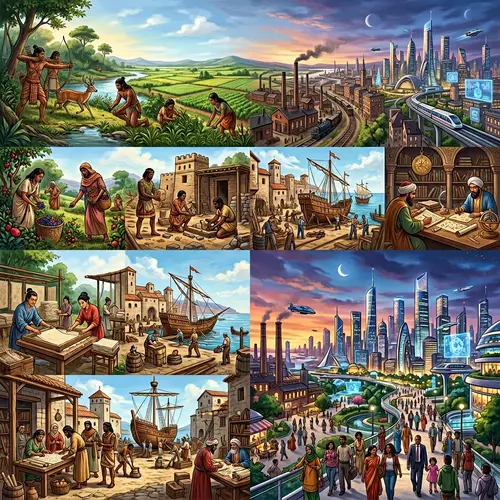 Evolution of Our World: From Ancient Harmony to Modern Innovation