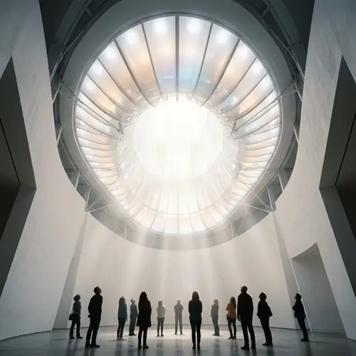 Heavenly Ceiling Light Installation