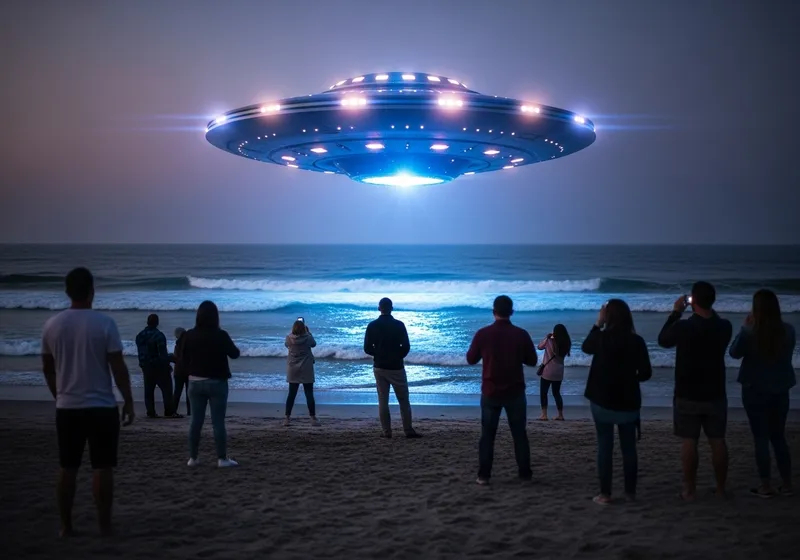 UFO Sightings Over Beach: Unexplained Encounters