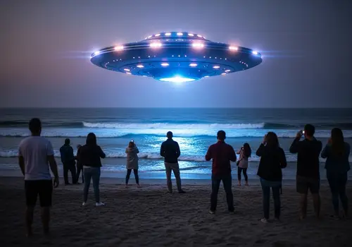UFO Sightings Over Beach: Unexplained Encounters