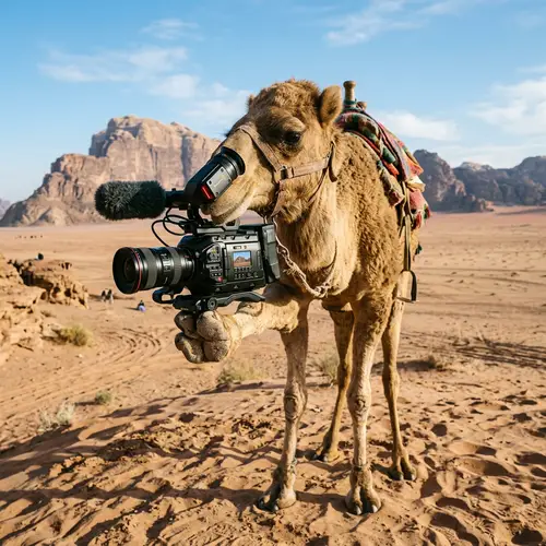 Camel Filming: Unique Animal Photography