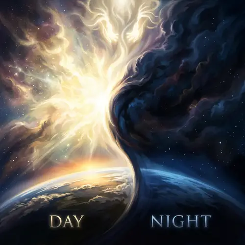 God Creates Light and Darkness: Day and Night