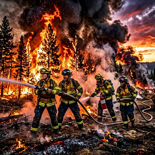 Free Fire: Heroes Battling Forest Inferno