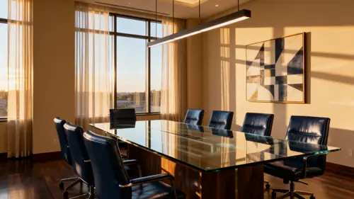 Beautiful Custom Meeting Room Design Photography