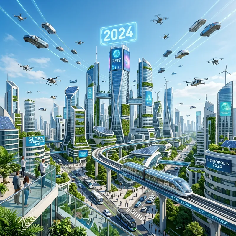 Futuristic City 2024: A Glimpse of Tomorrow's Technology