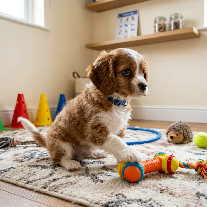 Playful Puppy Training: Colorful Toy Fun Playful Puppy Training: Colorful Toy Fun