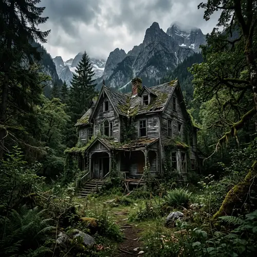 Decrepit Old House in Enigmatic Forest | Haunting Abandoned Mansion