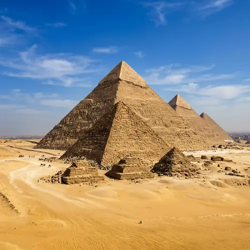 Detailed 3D Rendering of Ancient Egyptian Pyramids | Giza Great Pyramid