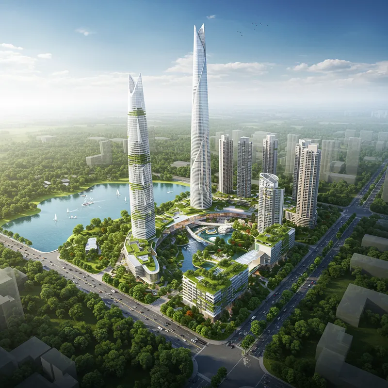 Futuristic Eco-Friendly City Designs