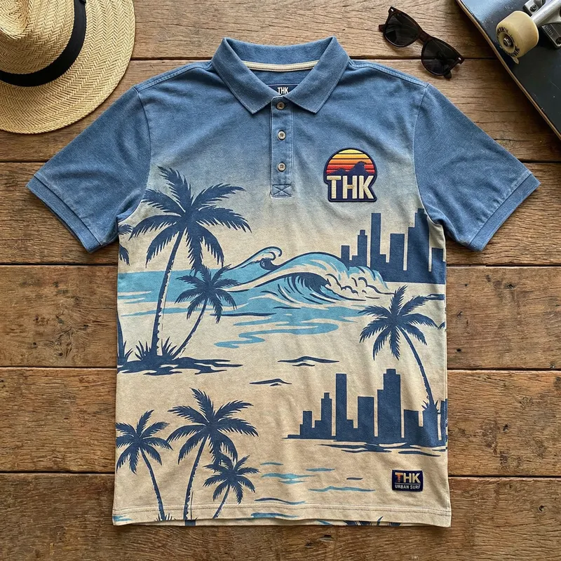 THK Urban Beach Style Polo Shirts