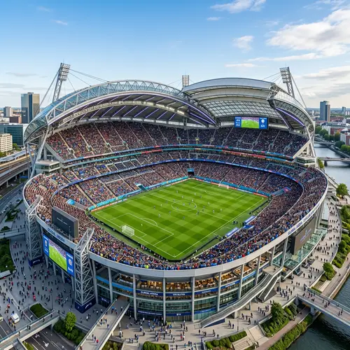 Luxurious €8 Billion Football Stadium Design