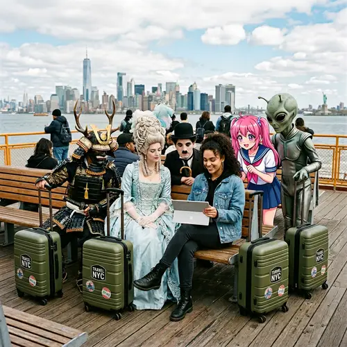 Unique Characters on Staten Island Ferry Adventure