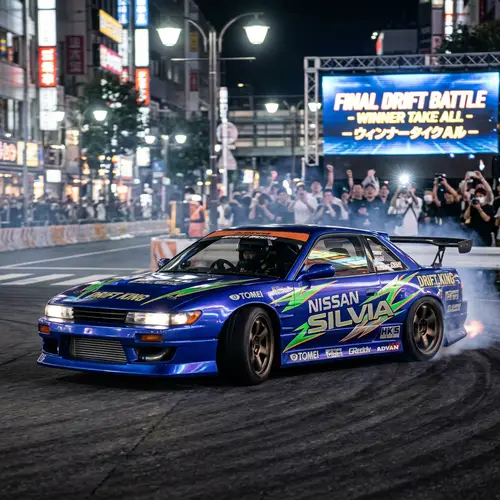 Nissan Silvia S13 Tuning: Realistic Japanese Drift Car