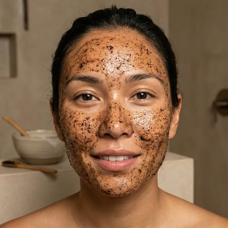 Organic Coffee Facial Scrub for Glowing Skin