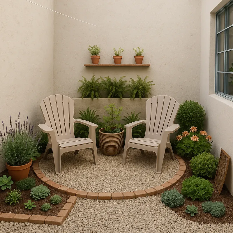Relaxing Low-Cost Outdoor Garden Design