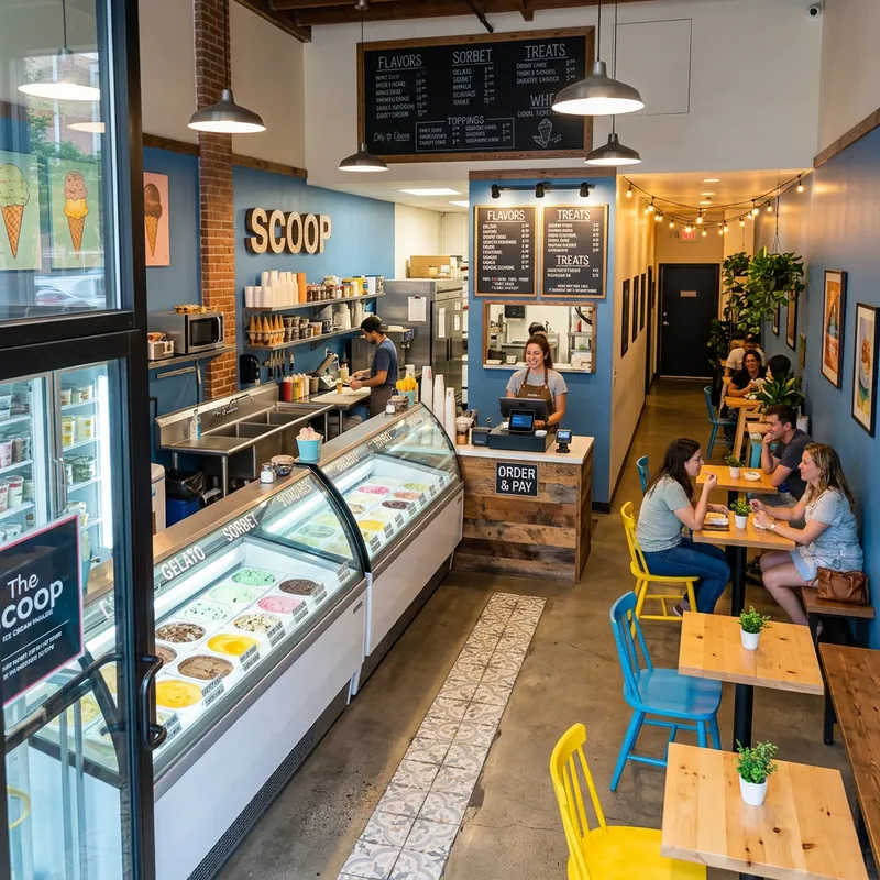 Ice Cream Parlor Design: Stylish & Functional Setup