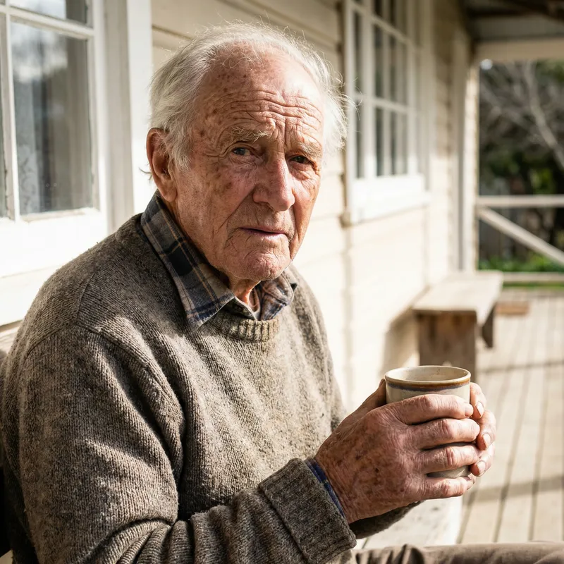 Wisdom in Age: Capturing the Essence of an Elderly Man