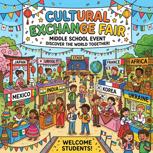Cultural Exchange Fair: Celebrate Diversity & Fun
