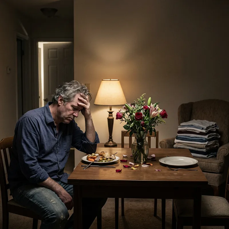 Heartbroken Man Left by Partner | Symbolic Loss of Relationship