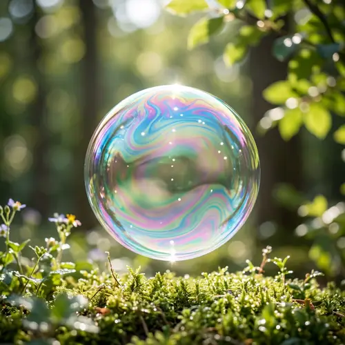 Bright Round Bubble - Colorful Visuals