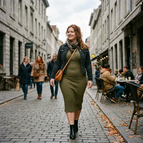 Beautiful Curvy Caucasian Woman