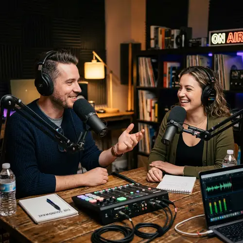 Engaging Podcast: 32-Year-Old Male & 26-Year-Old Female