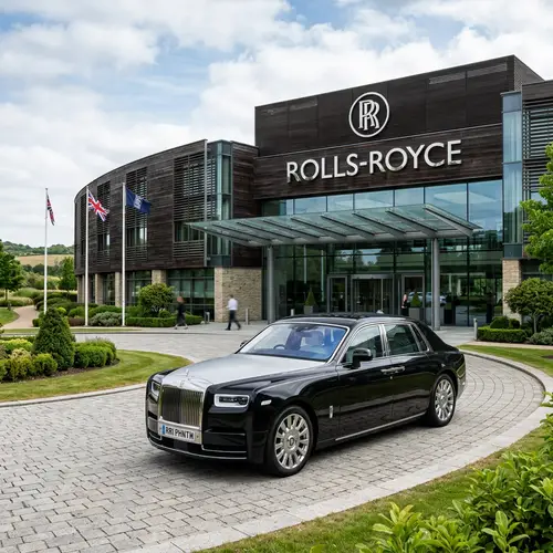 Rolls-Royce Company Building & Car Showcase