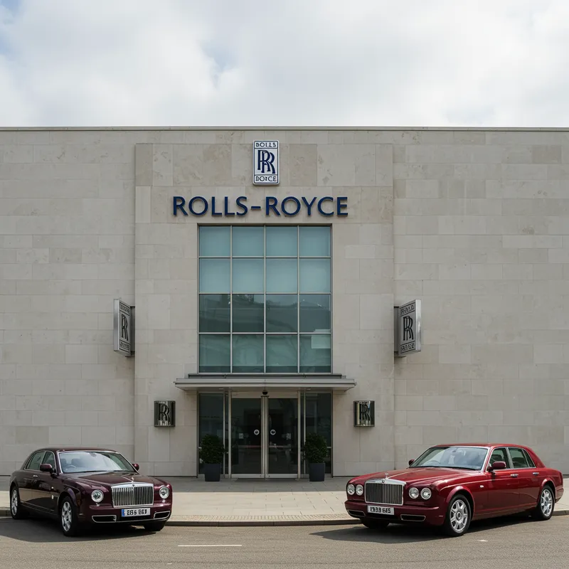 Rolls-Royce Company Building & Car Showcase