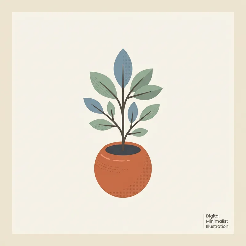 Explore Digital Minimalist Illustrations