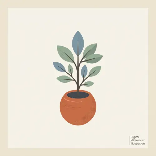 Explore Digital Minimalist Illustrations